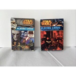 Star Wars Playing Cards 2 Sets The Story Of Darth Vader‎ Rebels